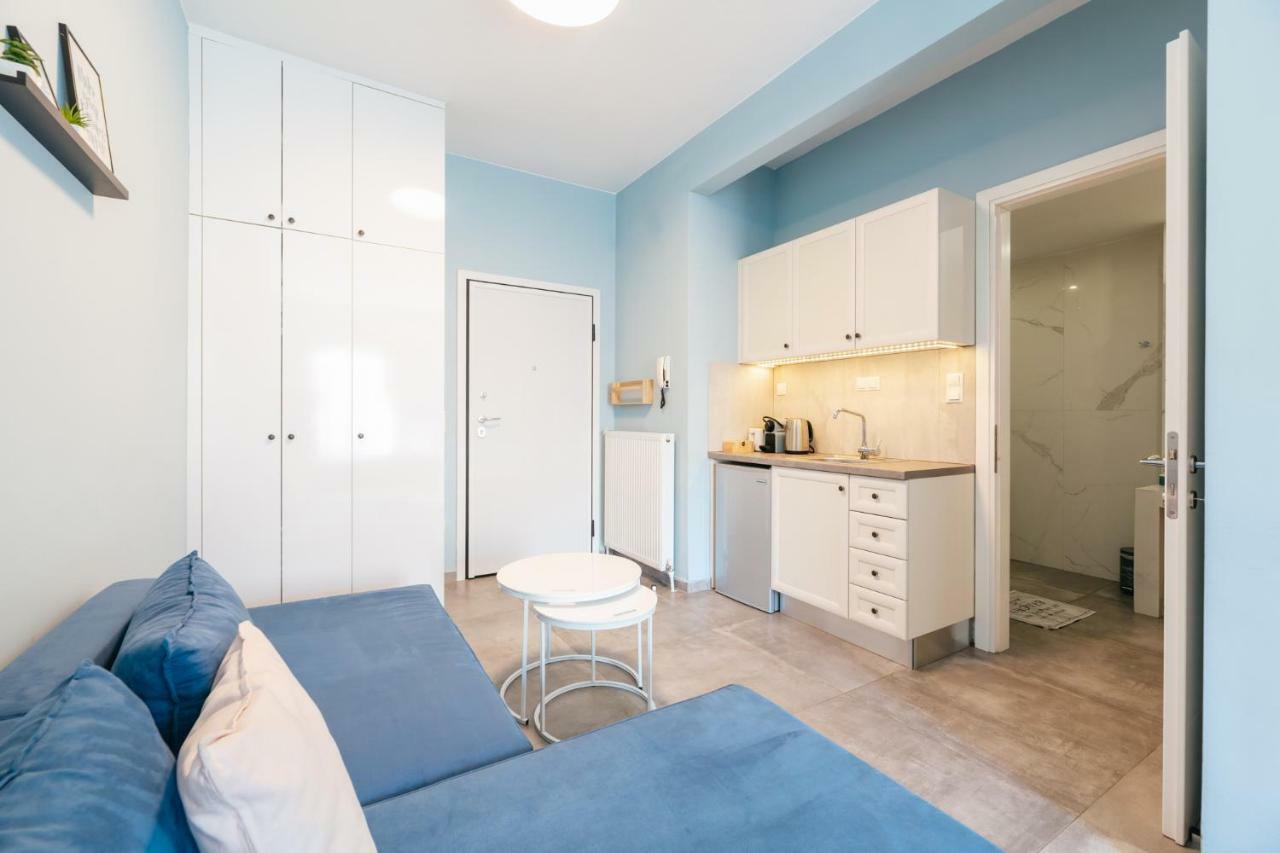 Modern White Tower Apartment Thessaloníki Exteriör bild